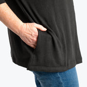 LUG - Bolero Brushed Sweater Knit Zip-Up