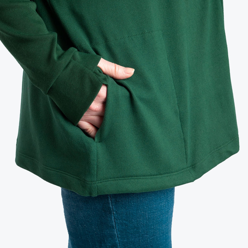 LUG - Bolero Brushed Sweater Knit Zip-Up