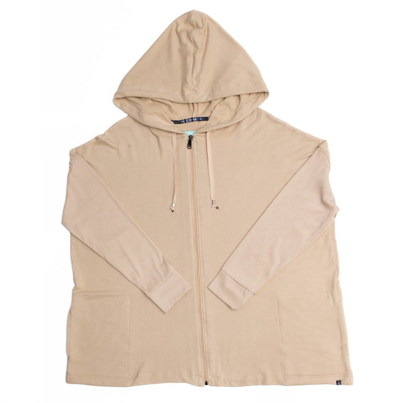 LUG - Bolero Brushed Sweater Knit Zip-Up