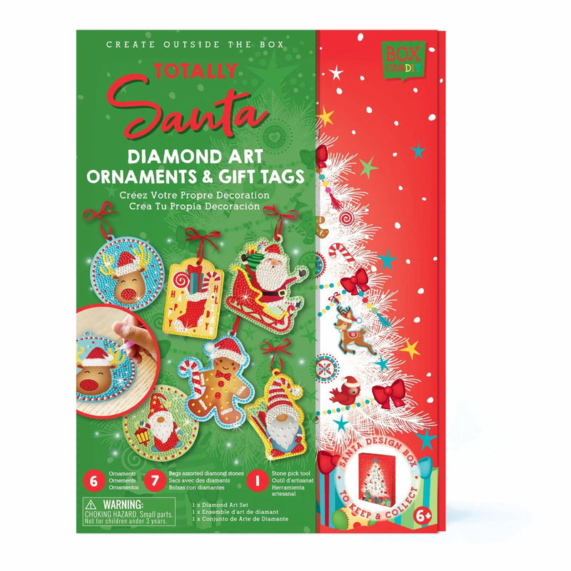 Box Candiy - Totally Santa - Christmas Ornaments Diamond Art Set - Limolin 