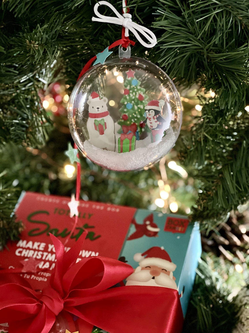 Box Candiy - Totally Santa - Christmas Tree Ornament Art Set - Limolin 