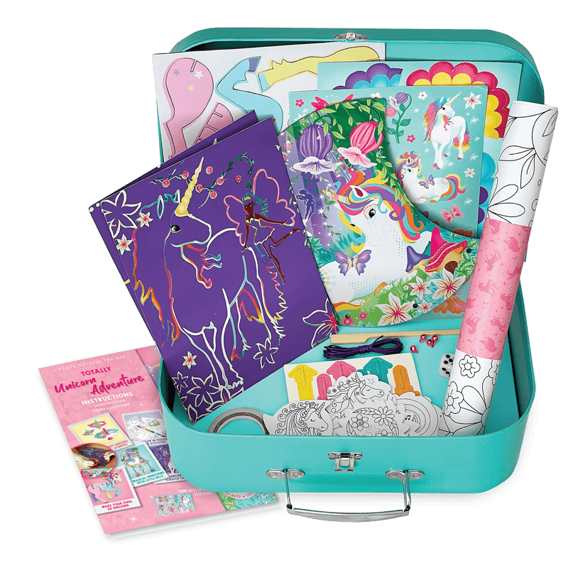 Box Candiy - Totally Unicorn Adventures - Travel Case Craft & Act Set - Limolin 