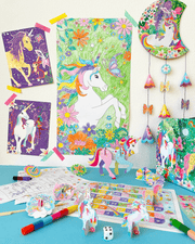 Box Candiy - Totally Unicorn Adventures - Travel Case Craft & Act Set - Limolin 