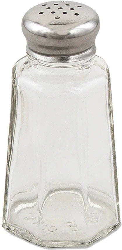 Browne - Salt & Pepper Shaker - Mushroom Top | 2 oz / 59 mL / 3.6 x 2 in / 9.1 x 5.1 cm