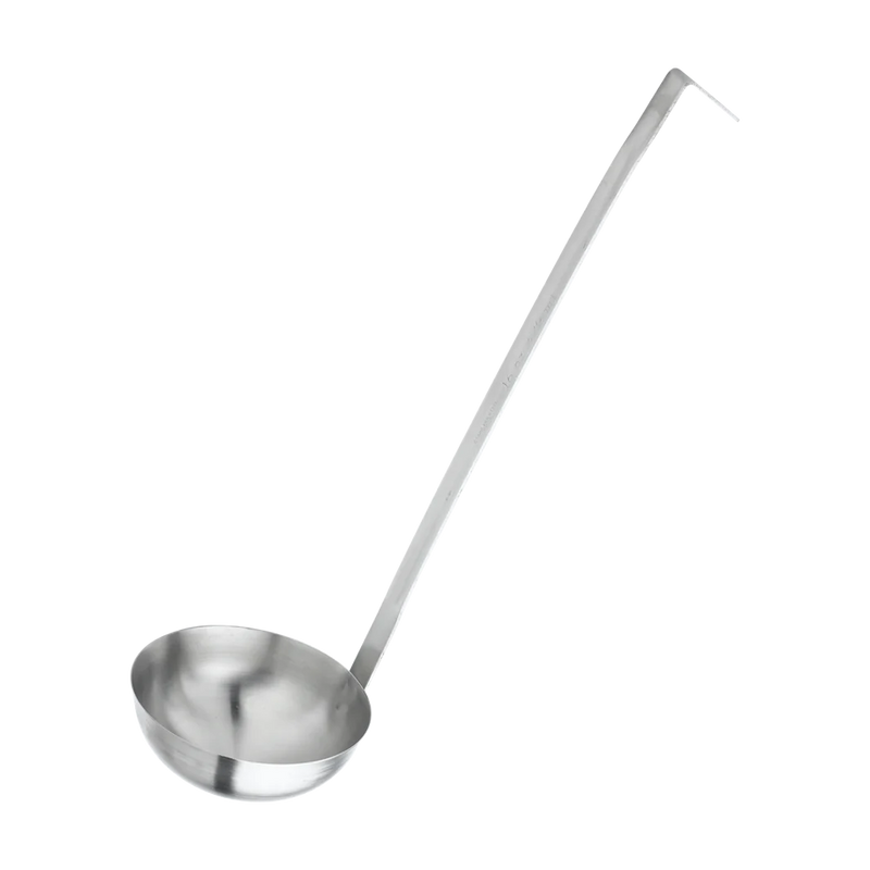Browne - OPTIMA One-Piece Ladle, 8oz/237ml, 13"/33cm, SS, Mirror Finish - Limolin 