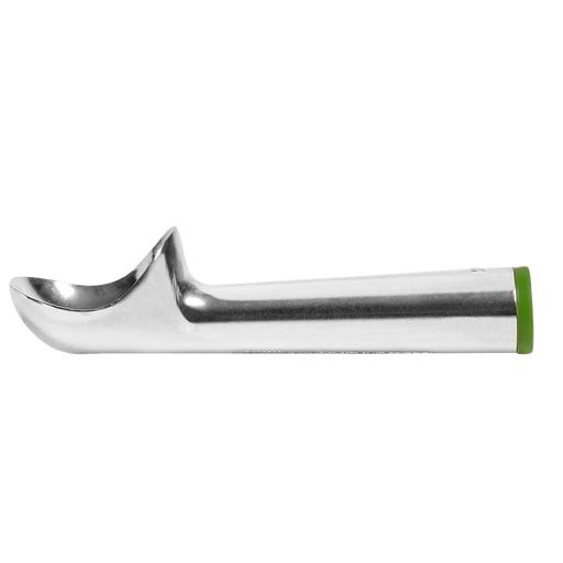 Browne - One-Piece Ice Cream Dipper, #16, 2.5oz/66ml, Aluminum, Green - Limolin 