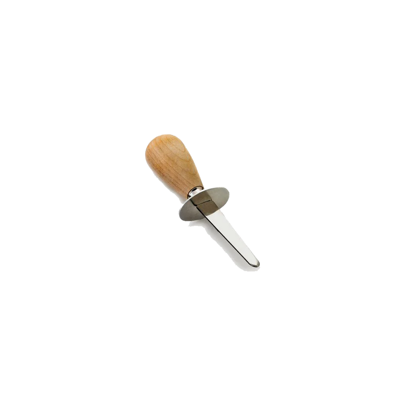 Browne - Oyster Knife w/Guard, Hardwood Handle, 3"/7.6cm, Carbon Steel - Limolin 
