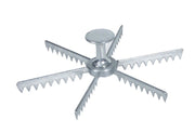 Browne - Pie Marker, 6 Cut, Cast Aluminum, Polished Finish - Limolin 