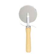 Browne - Pizza Cutter, Wood Handle, SS Wheel, 4x9"/10.2x22.9cm - Limolin 