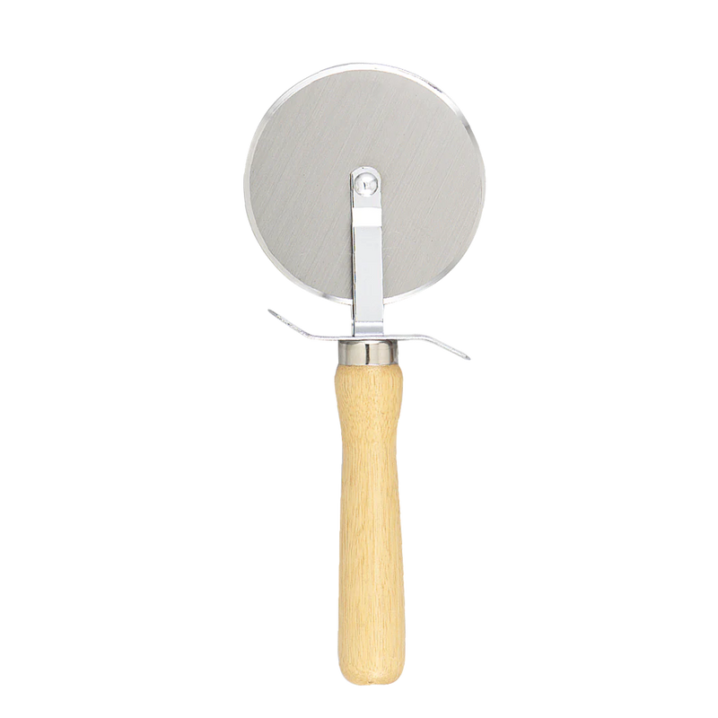 Browne - Pizza Cutter, Wood Handle, SS Wheel, 4x9"/10.2x22.9cm - Limolin 