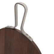 Browne - Serving Board, Round, SS Handle, 12"/30.5cm, Acacia - Limolin 