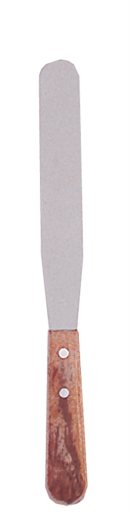 Browne - Spatula, Straight/Flat, 6x1"/15.2x2.5 cm, SS 18/8 Blade 6"/15.2cm - Limolin 