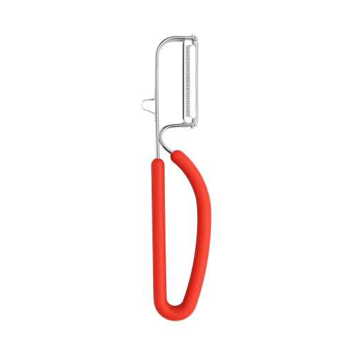 Browne - Straight Peeler - Serrated Blade,6.5x1.2x0.4"/16.5x3x1cm, Red - Limolin 