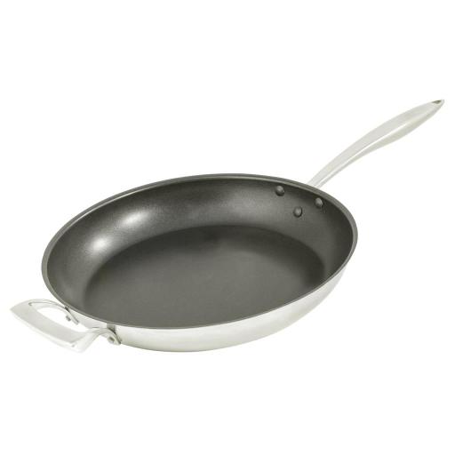 Thermalloy - Fry Pan, w/helper handle, Excalibur Coated, 14x2.3"/36x6cm, SS - Limolin 