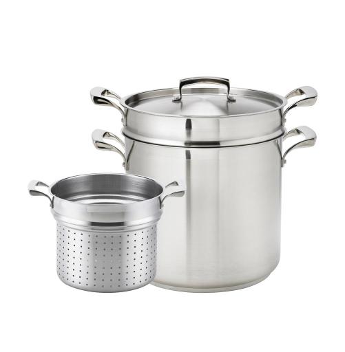 Thermalloy - Pasta Cooker, 3pcs Set, 12qt/11.35L, SS - Limolin 