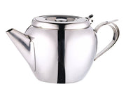 Browne - Teapot with Strainer, Stackable, 20oz/590ml, 18/8 SS - Limolin 