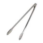 Browne - Utility Tongs, Scalloped Edges, 16"/40.6cm, SS, Mirror FInish, 0.5mm - Limolin 
