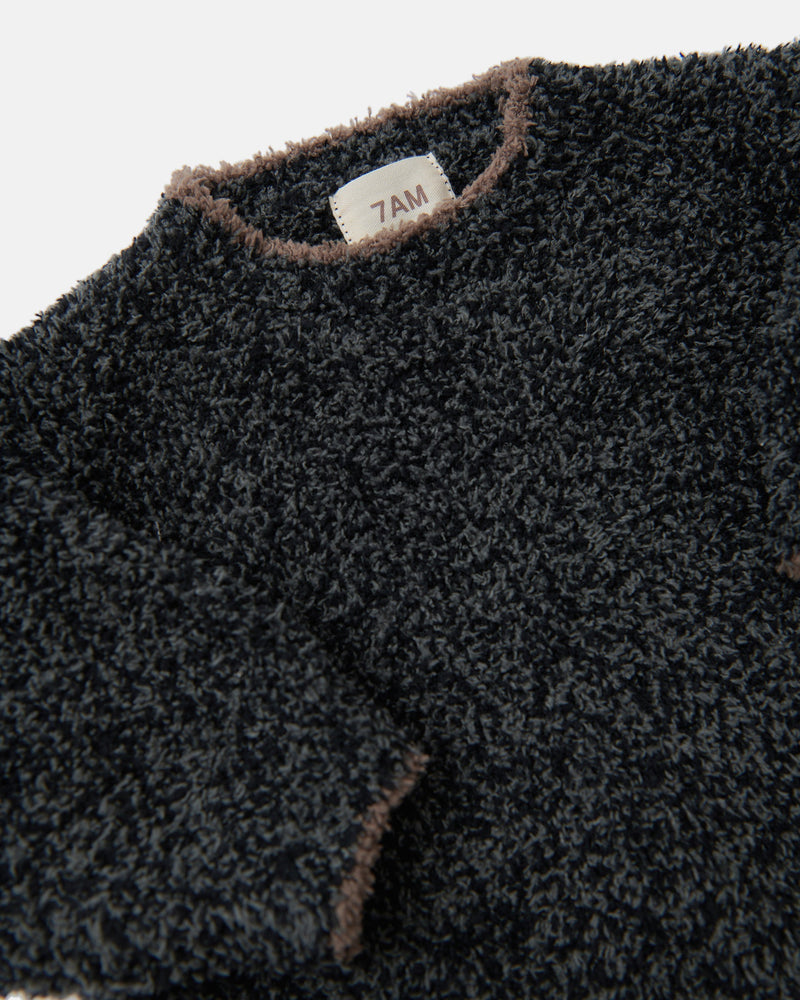 7AM - Boxy Sweater - Fuzzy