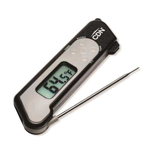 CDN - Therm Digital Thermocouple Folding ProAccurate QuickRead Black - Limolin 