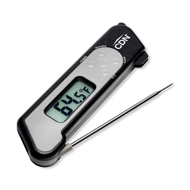 CDN - Therm Digital Thermocouple Folding ProAccurate QuickRead Black - Limolin 