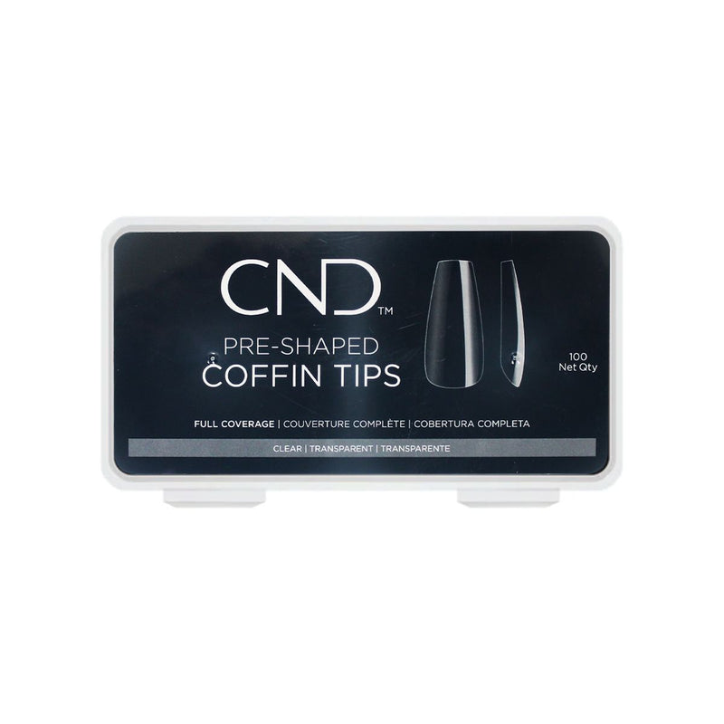 CND - Coffin Tips Natural 100 Un - Limolin 