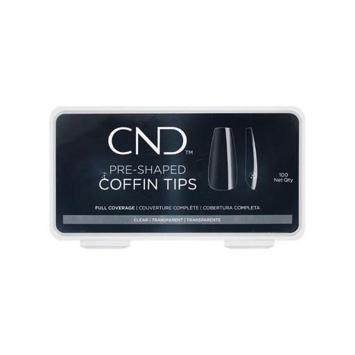CND - Coffin Tips Natural 100 Un - Limolin 
