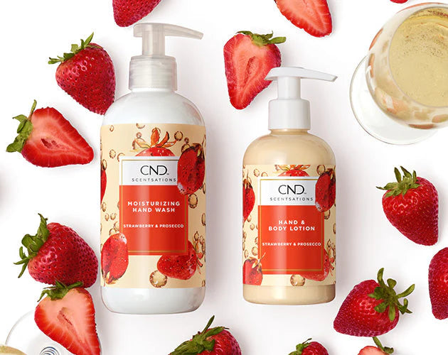 CND - Scentsations washes strawberry & prosecco 13.2 oz - Limolin 