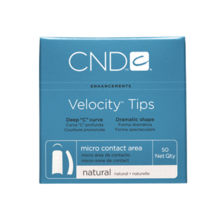 CND - Velocity Natural Tips #10 (Box Of 50) - Limolin 