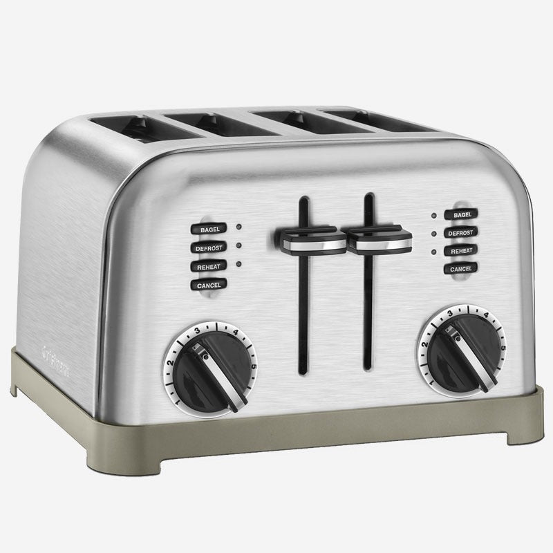 Cuisinart - Metal Classic 4-slice Toaster | CPT-180C