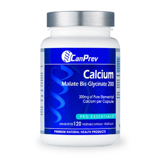 Canprev - Calcium Malate Bis-Glycinate 200, 120 v-caps - Limolin 