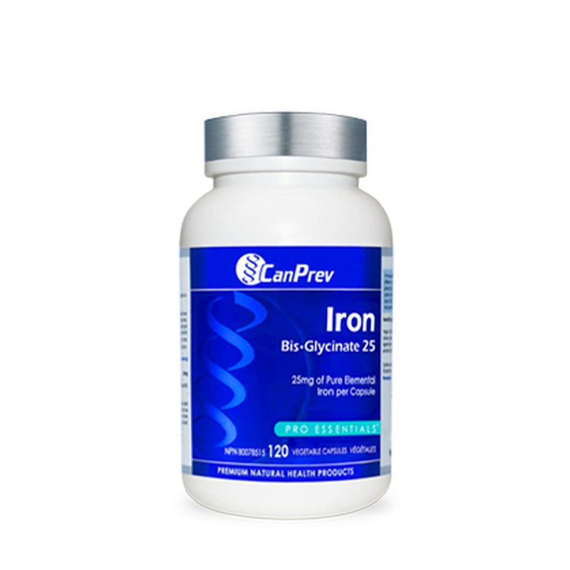 Canprev - Iron Bis-Glycinate 25, 120 v-caps - Limolin 