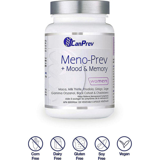 Canprev - Meno-Prev + Mood & Memory, 120 v-caps - Limolin 