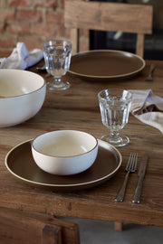 Casafina - Monterosa Choco-Latte Dinner plate - Limolin 