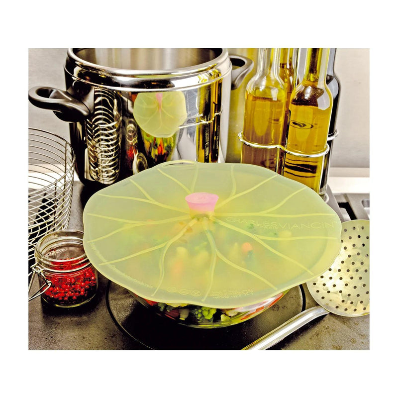 Charles Viancin - Floral Lilypad Silicone Lid 20Cm/8 - Limolin 