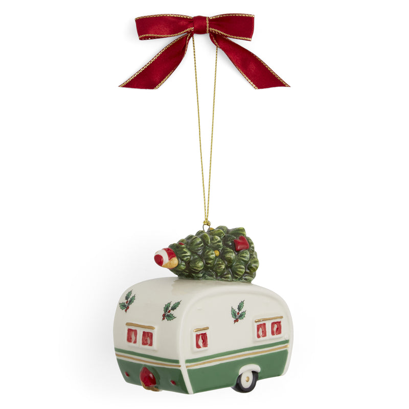 Spode - Christmas Tree Figural - Camper Van Ornament | 3.5 in