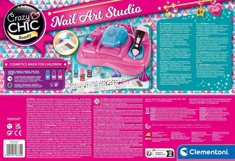 Clementoni - Crazy Chic - Nail Art Studio - Limolin 