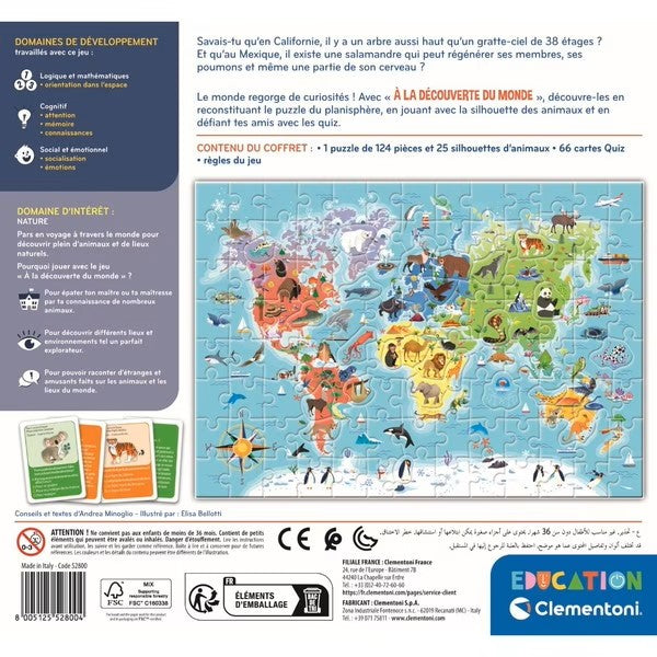 Clementoni - Education: A La Decouverte Du Monde - Limolin 