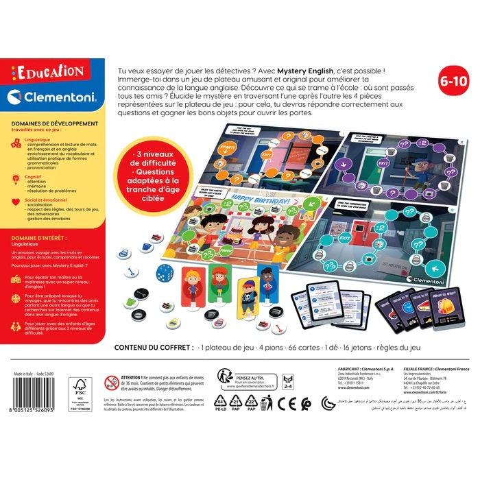 Clementoni - Education - Mystery English (FR) - Limolin 