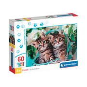 Clementoni - Lovely Kitty Twins (60-Piece Puzzle) - Limolin 