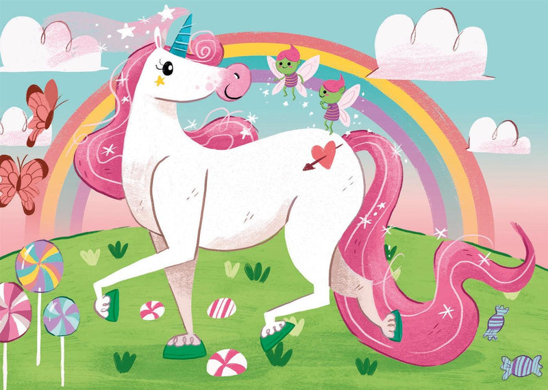 Clementoni - Unicorn (2x20-Piece Puzzle) - Limolin 