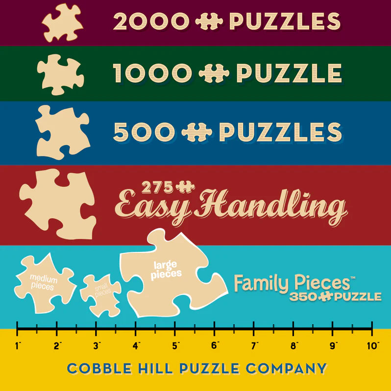 Cobble Hill - Art Nouveau Tiles (1000-Piece Puzzle) - Limolin 