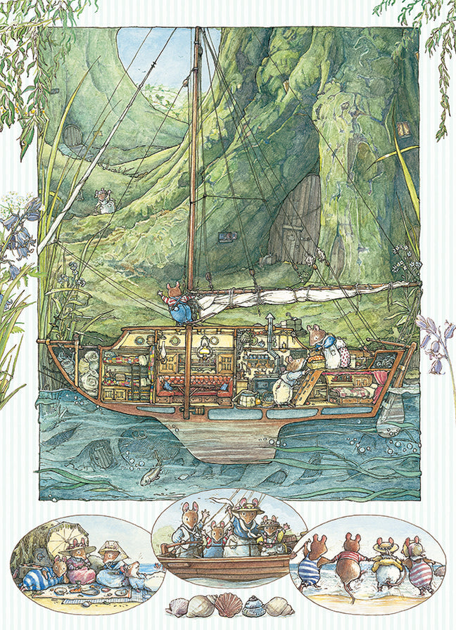 Cobble Hill - Brambly Hedge All Aboard! (500-Piece Puzzle) - Limolin 