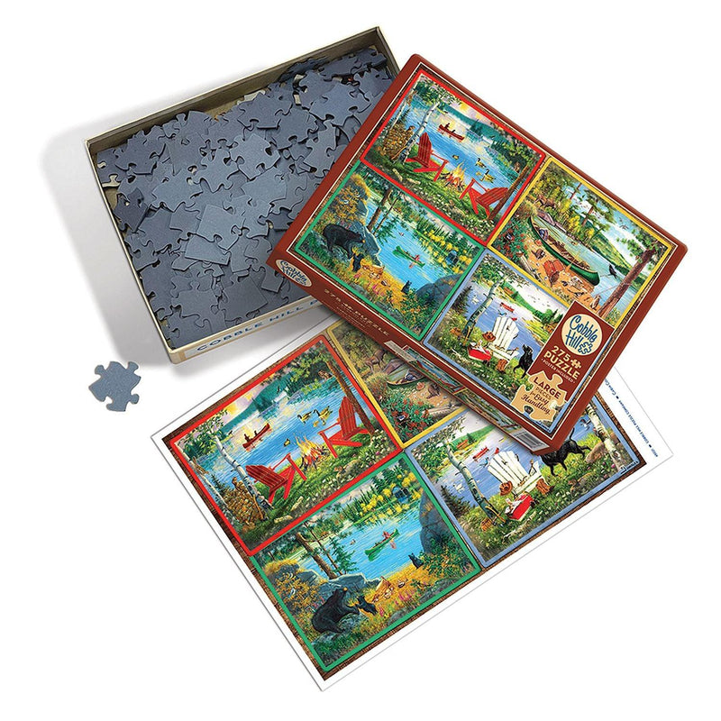 Cobble Hill - Cabin Country (275-Piece Puzzle) - Limolin 