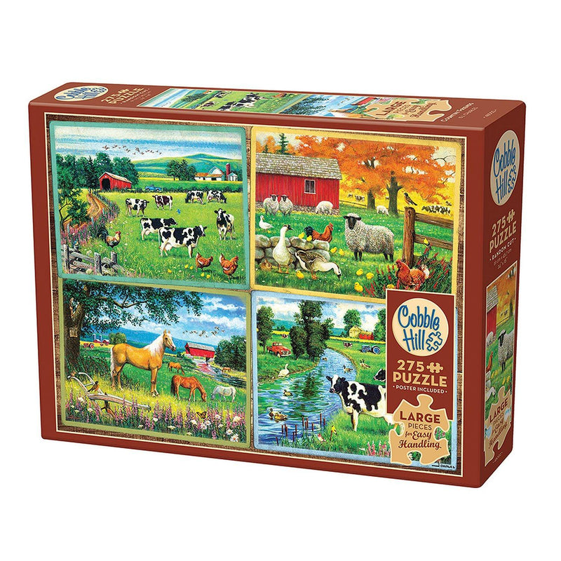 Cobble Hill - Country Friends - Easy Handling 275 Piece - Limolin 