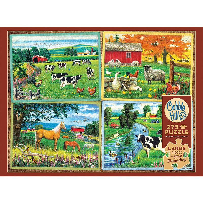 Cobble Hill - Country Friends - Easy Handling 275 Piece - Limolin 
