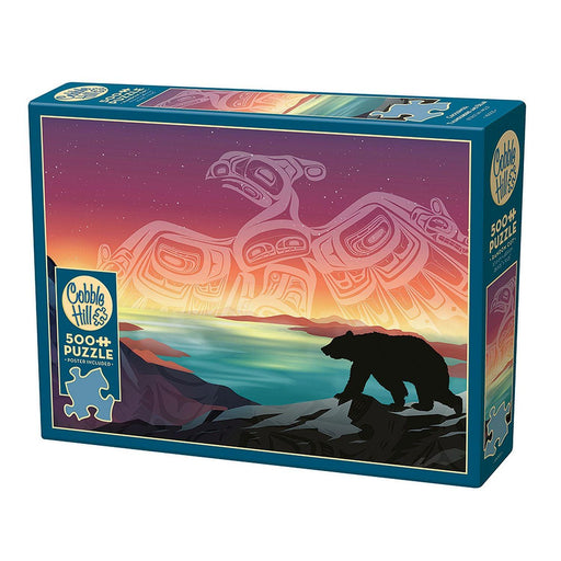 Cobble Hill - Crossings - Thunderbird And Bear (500-Piece Puzzle) - Limolin 