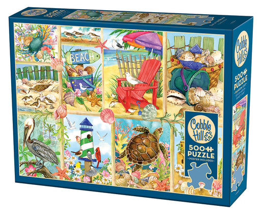 Cobble Hill - Day at the Beach (500-Piece Puzzle) - Limolin 
