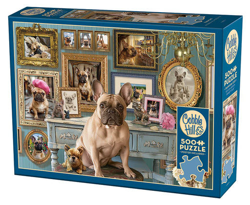 Cobble Hill - Frenchie (500-Piece Puzzle) - Limolin 