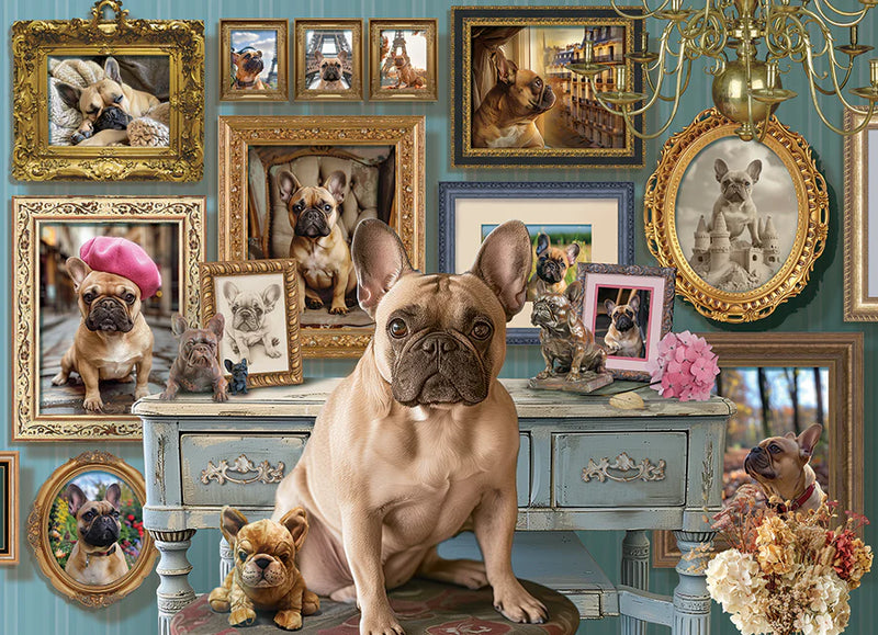 Cobble Hill - Frenchie (500-Piece Puzzle) - Limolin 