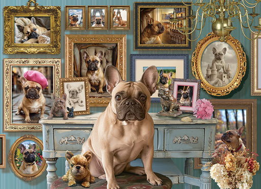 Cobble Hill - Frenchie (500-Piece Puzzle) - Limolin 